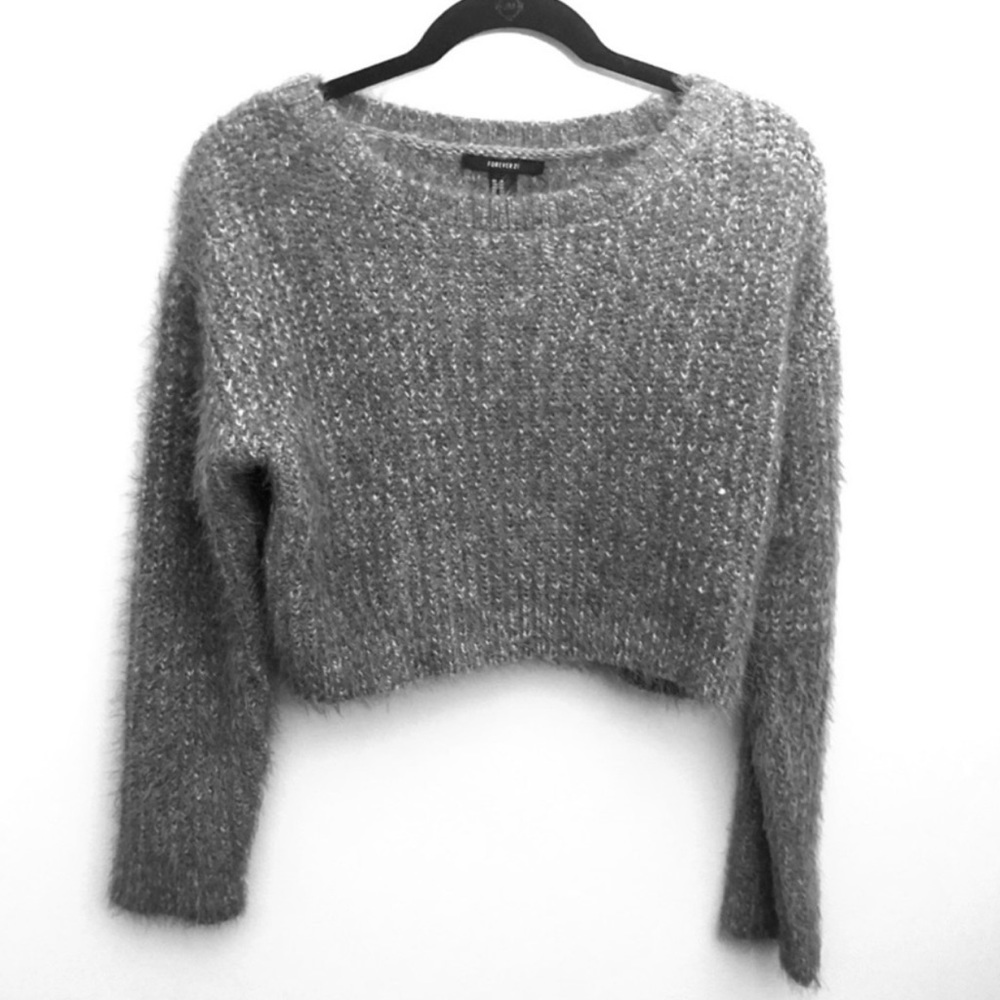 gray sweater